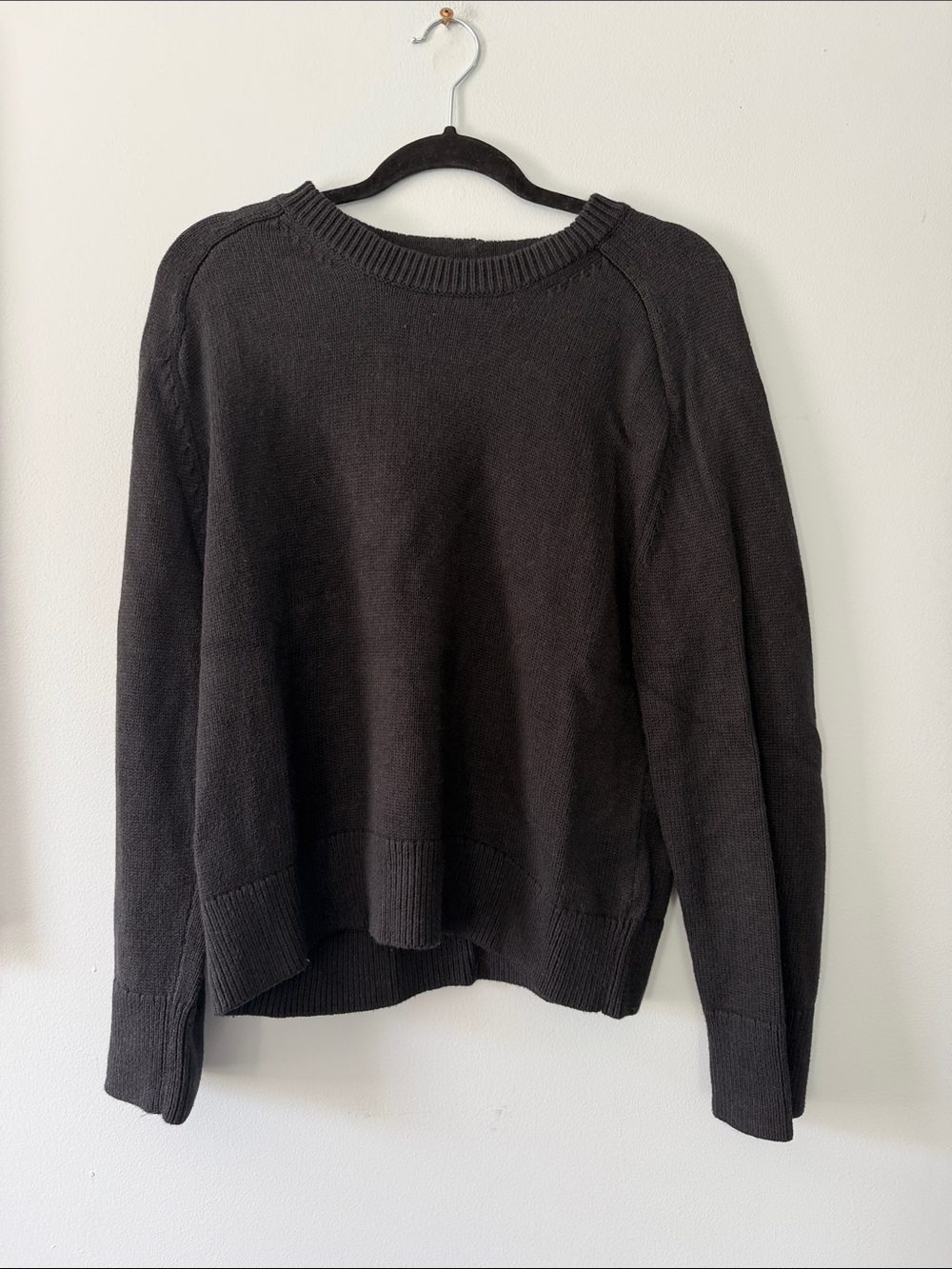 Abercrombie & Fitch Black Crewneck Sweater